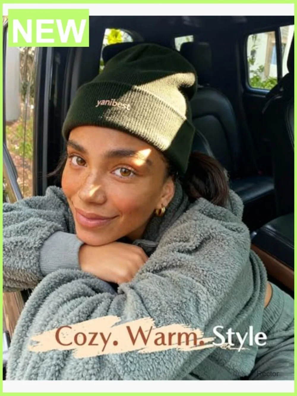 Silk Lined Knitted Beanie Winter Hat Unisex Slouchy Skull Cap